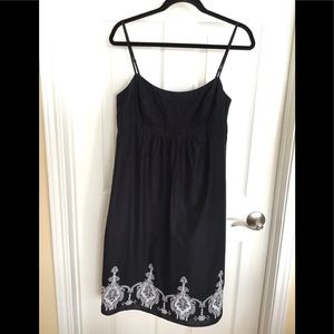 Ann Taylor Loft embroidered empire Sundress NWOT